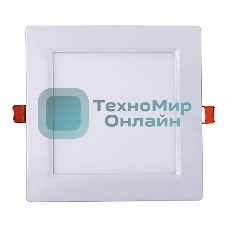 Светильник светодиодный JazzWay ультратонкий встраив. PPL-S 9Вт 4000К IP40 WH 145мм квадрат