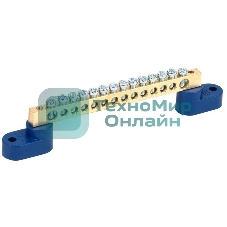Шина нулевая ШНИ 6х9-14 У2-С на 2х угл. изол. ИЭК YNN10-69-14C2-K07