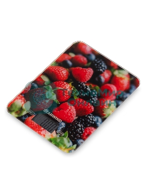 Весы кухонные Starwind SSK3355 макс. вес: 5 кг, рисунок/ягоды