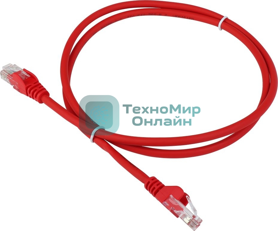Патч-корд LANMASTER LSZH UTP cat.5e, 7.0 м, красный