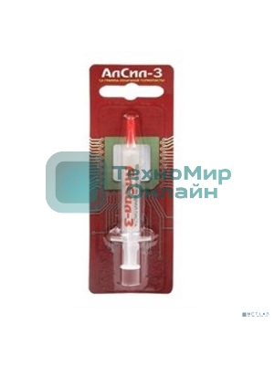 Термопаста Noname АлСил-3 1,5 гр, шприц