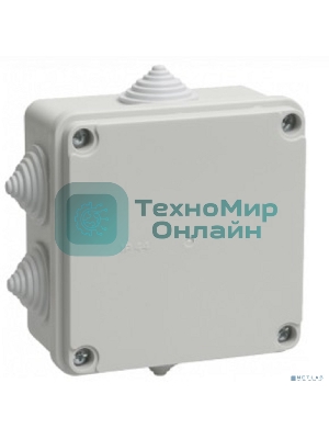 Коробка распаячная ОП 100х100х50 IP55 KM41234 IEK UKO11-100-100-050-K41-55