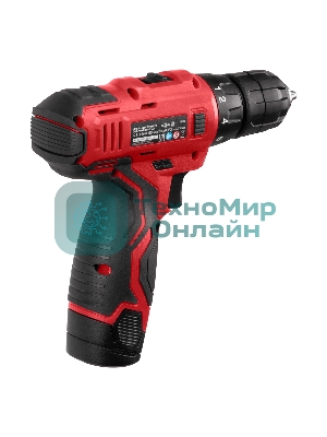 Дрель-шуруповерт аккумуляторная MTX MCDL-12-02P, Аккумуляторная, 12В, 2 АКБ, Кейс