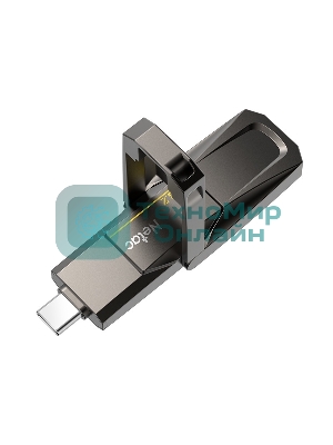 Флешка USB Netac US5 (NT03US5C-512G-32TA), 512Gb, USB 3.2/TypeC, R/W 550/500, черный