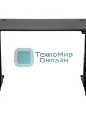 Стол для компьютера Eureka ERK-EHD-4801-B-V1 столешница ЛДСП черный каркас черный