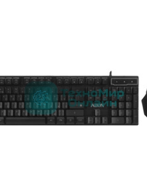 Комплект клавиатура+мышь Defender Alion GS-987 проводной, USB, 2400 DPI, чёрный