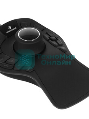 Мышь проводная 3DConnexion SpaceMouse Pro (3DX-700040) черный, 2000 dpi, USB, кнопки - 15