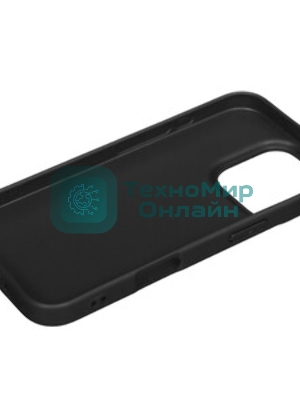 Чехол (клип-кейс) BoraSCO для Apple iPhone 16 Pro Microfiber Case черный (73691)