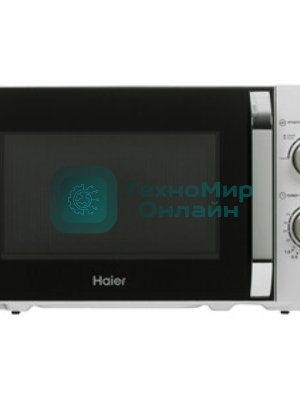 Микроволновая печь Haier HMB-MM208SA серебристый/черный, 20 л, 800 Вт, переключатели - поворотный механизм