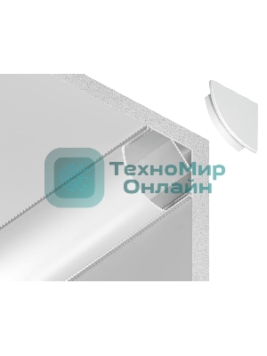 Алюминиевый профиль Ambrella light GP2100WH белый 2000*15.7*15.7
