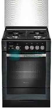 Плита газовая Gefest 6300-03 0046 черный, конфорок 4 газовых, духовка 52 л, 60 см x 85 см x 60 см