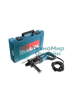 Перфоратор Makita HR2475 Перфоратор,SDS+, 780Вт,3реж,2.7Дж,0-4500у\м,3кг,чем,Д-образ