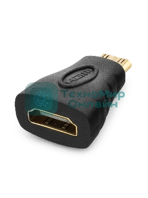 Переходник Gembird Переходник HDMI-miniHDMI 19F/19M, золотые разъемы, пакет