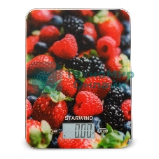 Весы кухонные Starwind SSK3355 макс. вес: 5 кг, рисунок/ягоды