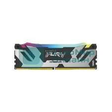 Оперативная память Kingston Fury Renegade, DDR5, 16Gb (1x16Gb), 6400MHz, CL32, DIMM, с радиатором, RGB, серебристый/черный