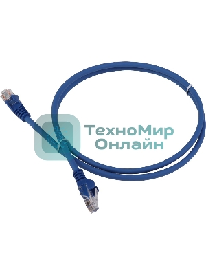 Патч-корд LANMASTER LSZH UTP cat.5e, 10 м, синий