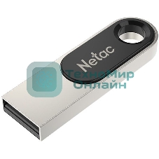 Флешка USB Netac U278 (NT03U278N-008G-20PN), 8Gb, USB 2.0, R/W 50/10, серебристый/черный