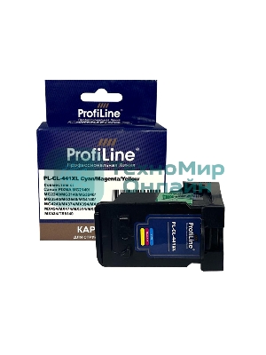 Картридж струйный ProfiLine PL-CL-441XL для принтеров Canon PIXMA MG2140/MG2240/MG3140/MG3240/MG3540/MG3640/MG4140/MG4240/MX374/MX394/MX434/MX454/MX474/MX514/MX524/MX534 с чернилами Cyan/Magenta/Yellow