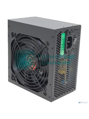 Блок питания Ginzzu CB500 12CM черный,24+4p,PCI-E, 4*SATA, 3*IDE,оплетка MB, кабель питания