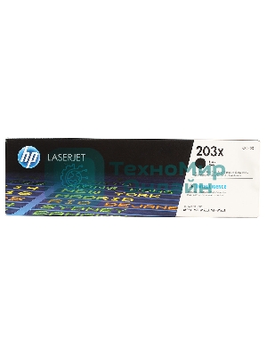 Картридж лазерный HP CF540X (HP 203X) черный для HP LaserJet M254/M280/M281 3200 страниц.