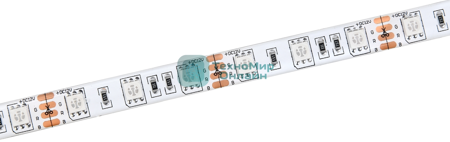 Лента светодиодная IEK LED 5м LSR-5050RGB60-14,4-IP65-12В IEK