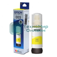 Чернила Epson C13T00V498 желтый (65 мл) для L11050, L1110, L1210, L3101, L3110, L3156, L3210, L3215, L3216, L3250, L3256, L3258, L3260, L3550, L3556, L5290