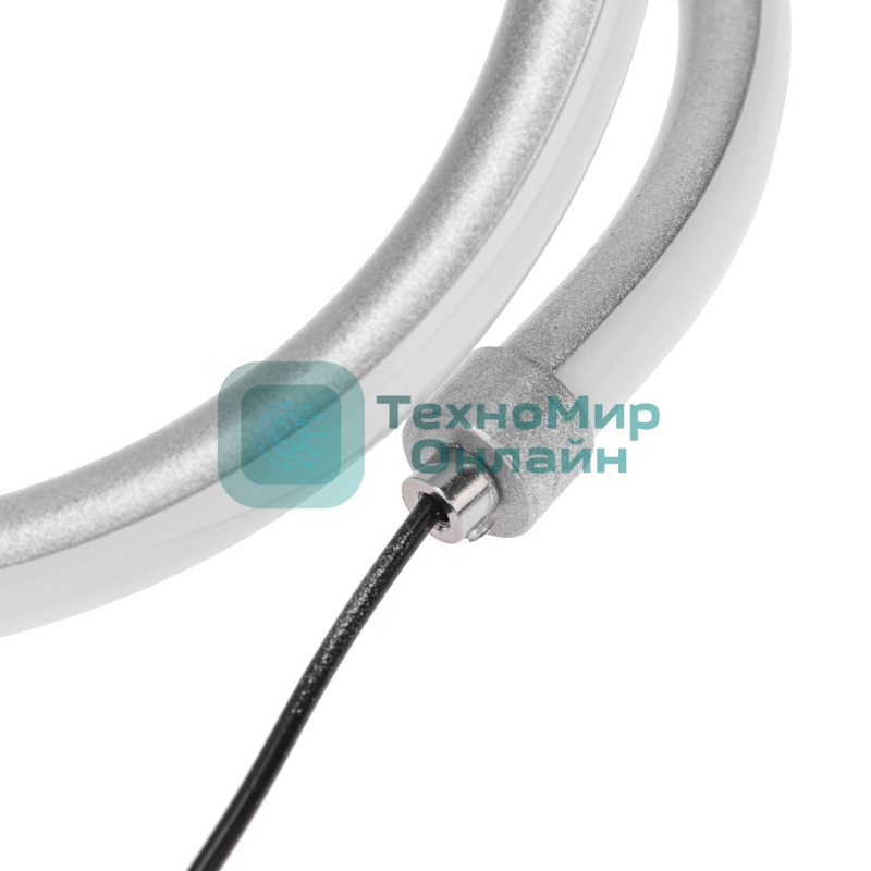 Светильник декоративный Rexant Spiral Uno, LED, 2Вт, 3000К, 5В, серебряный