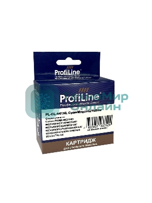 Картридж струйный ProfiLine PL-CL-441XL для принтеров Canon PIXMA MG2140/MG2240/MG3140/MG3240/MG3540/MG3640/MG4140/MG4240/MX374/MX394/MX434/MX454/MX474/MX514/MX524/MX534 с чернилами Cyan/Magenta/Yellow