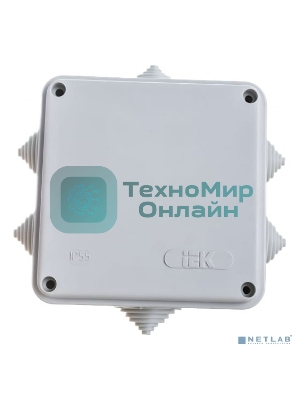 Коробка распаячная ОП 100х100х50 IP55 KM41234 IEK UKO11-100-100-050-K41-55