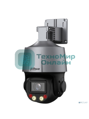 Мини-PTZ IP-видеокамера Dahua DH-SD3C405DB-GNY-A-PV Smart Dual Light с активным сдерживанием и ИИ 4Мп, 1/2.8” CMOS, 5x моторизованный объектив 2.7~13,5мм (5x), видеоаналитика, ИК до 50, LED до 30м
