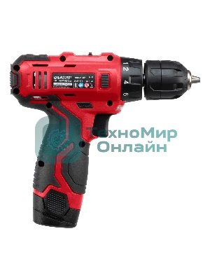 Дрель-шуруповерт аккумуляторная MTX MCDL-12-02P, Аккумуляторная, 12В, 2 АКБ, Кейс