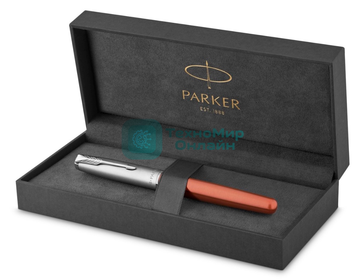Ручка перьевая Parker Sonnet Essentials SB F545 (CW2169228) LaqOrange CT, F, сталь нержавеющая, подарочная коробка