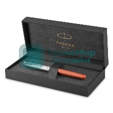 Ручка перьевая Parker Sonnet Essentials SB F545 (CW2169228) LaqOrange CT, F, сталь нержавеющая, подарочная коробка