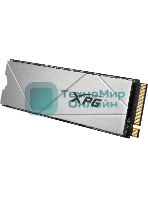 Накопитель SSD ADATA XPG GAMMIX S60, 1Tb, PCIe 4.0 x4, M.2 2280, NVMe, R/W 5000/3200, с радиатором
