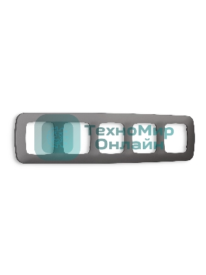 Рамка OMEGA Ecta (Антрацит серый) 5-ая OF140655