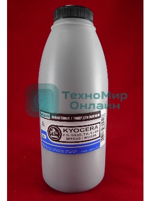 Тонер Kyocera TK-1140, FS-1035/1135MFP, M2035/M2535 (фл. 300г) B&W Premium (Tomoegawa) фас Россия