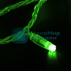 Гирлянда Neon-night Нить 10м, с эффектом мерцания, прозрачный ПВХ, 24В, Зеленый