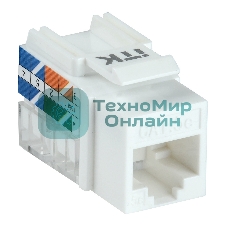 Модуль Keystone Jack кат. 5E UTP 110 IDC 90 град. CS1-1C5EU-11 ITK