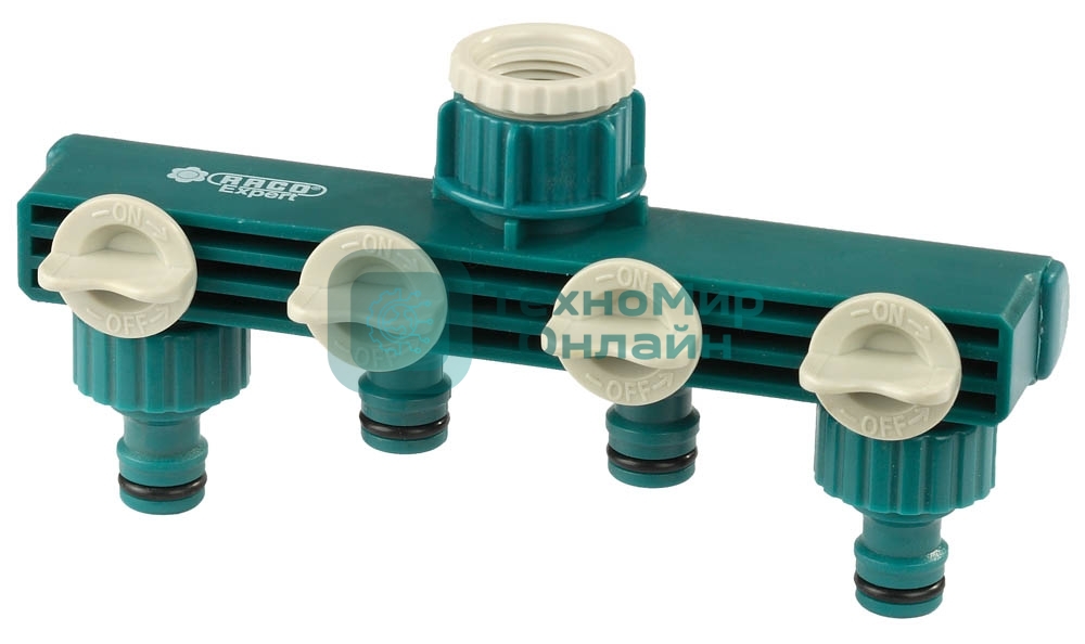 Распределитель RACO 4250-55258C 4хканальный original резьба внешняя-наконечник 1/2''x3/4''