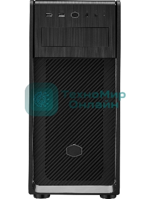 Компьютерный корпус без блока питания Cooler Master Elite 500, 2xUSB3.2, 1x120Fan, w/o PSU, Black, w/o ODD, Window TG left panel, ATX
