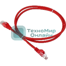Патч-корд LANMASTER LSZH UTP cat.5e, 10 м, красный