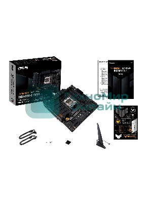 Материнская плата ASUS TUF GAMING B650M-E WIFI, AM5, AMD B650, 4xDDR5, 4xSATA, 2xM.2, 1xPCI-E 4.0 x16, 2xPCI-E x1, 2xDP, 1xHDMI, 1x 2.5Gb LAN, 1xUSB-A 3.2 Gen 2, 2xUSB-A 3.2 Gen 1, 4xUSB 2.0, 1xUSB-C 3.2 Gen 2, 3x3.5 мм, 7.1, Micro-ATX