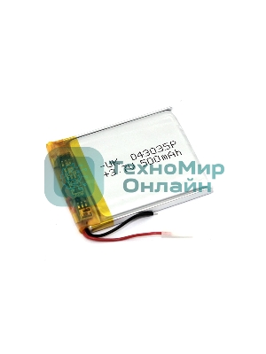Аккумулятор Li-Pol (батарея) 4x30x35мм 2pin 3.7V/500mAh