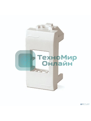 Адаптер для информационных разъемов Dkc 76608B SIEMON, белый, 1мод.