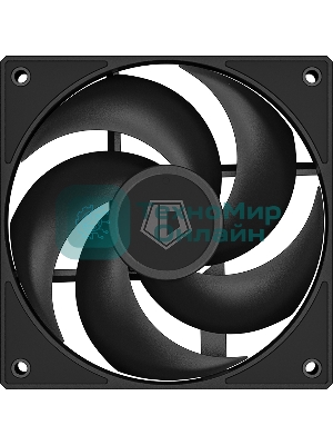 Вентилятор для корпуса ID-Cooling AS-120-K черный, 120 мм, 2000 об/мин, 27.2 дБ, 4 pin