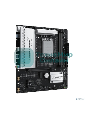 Материнская плата Maxsun MS-Challenger B860M 2.5G (Socket 1851, mATX, 2*DDR5(96Gb), DP/HDMI, 2xSATA3, 2*M.2,1xPCI-Ex16/1xPCI-Ex4/1xPCI-Ex1, 4*USB 2.0, 4*USB 3.2, LAN 1*2.5G, черный, RTL)