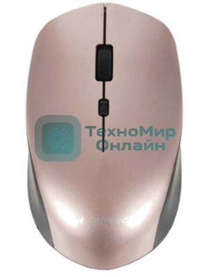 Мышь беспроводная Gembird MUSW-250-3 розовый, 1600 dpi, радиоканал, USB, кнопки - 4