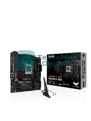 Материнская плата ASUS TUF GAMING B650M-E WIFI, AM5, AMD B650, 4xDDR5, 4xSATA, 2xM.2, 1xPCI-E 4.0 x16, 2xPCI-E x1, 2xDP, 1xHDMI, 1x 2.5Gb LAN, 1xUSB-A 3.2 Gen 2, 2xUSB-A 3.2 Gen 1, 4xUSB 2.0, 1xUSB-C 3.2 Gen 2, 3x3.5 мм, 7.1, Micro-ATX