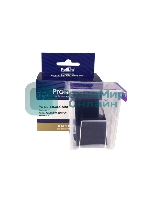 Картридж струйный ProfiLine PL-CL-446XL для принтеров Canon PIXMA IP2840/MG2440/MG2540/MG2540S/MG2545S/MG2940/MG3040/MX494/TS3140 с чернилами Cyan/Magenta/Yellow