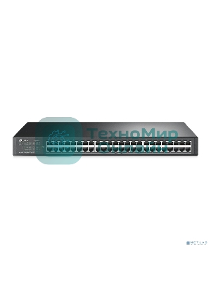 Коммутатор TP-Link SMB TL-SF1048 48-port 10/100M Switch, 48 10/100M RJ45 ports, 1U 19-inch rack-mountable steel case